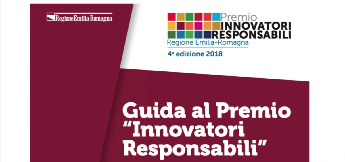 Guida al Premio Innovatori Responsabili 2018
